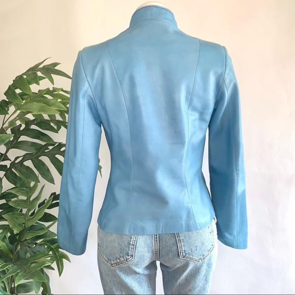 l e a t h e r :: Stunning Unique Spanish Fitted Leather Jacket - Picture 8 of 15